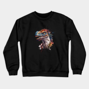 very detailed dinosaur head focus Crewneck Sweatshirt